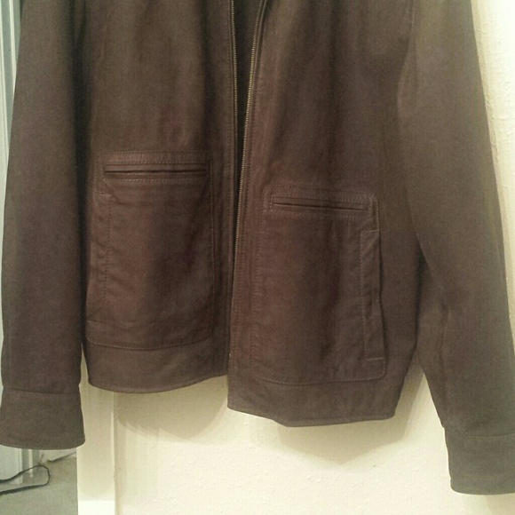 Faconnable Calfskin Leather Bomber Jacket XL - Picture 5 of 8